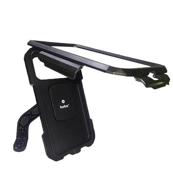 BOBO BM10M Fully Waterproof Bike / Cycle Phone Holder Motorcycle Mobile Mount Long Rearview Miorror Attachment-BB-BM-010-102001 BOBO GEARS