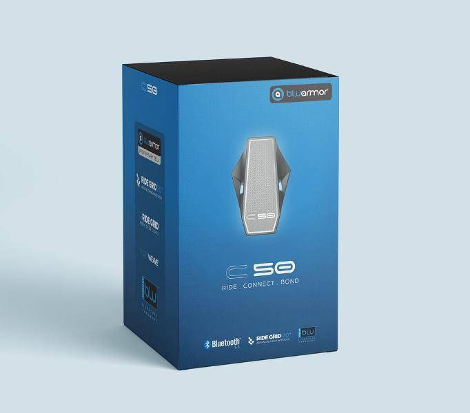 Bluarmor C50 Helmet Bluetooth Intercom System Bluarmor