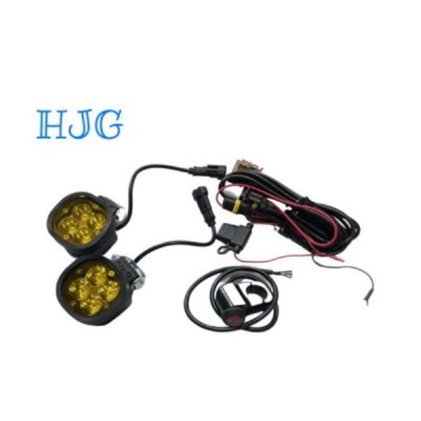 HJG 4 LED 40W fog lamp with Wiring Harness, Switch and Filter HJG