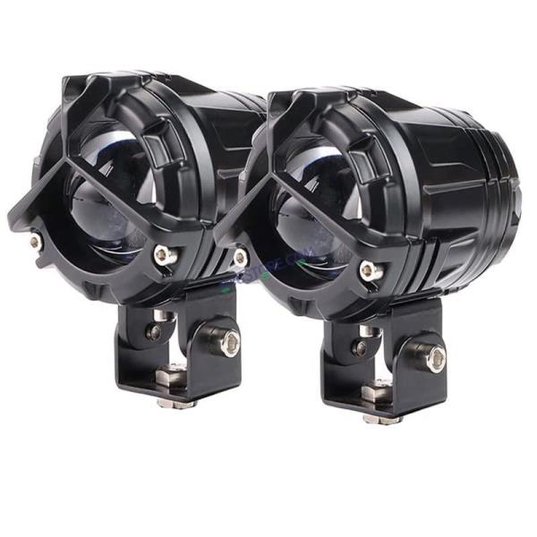 HJG Mercedes Y Lens Ultra Wide LED Fog Lights White/Yellow – Pair with Wiring Harness & Switch
