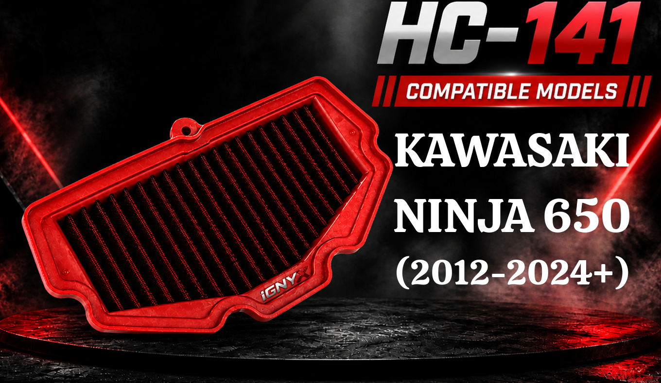 IGNYX Air Filter For Kawasaki Ninja 650 2012-2024+ (HC 141) IGNYX