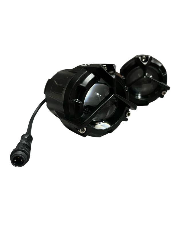 LGP Dk 350 Mercedes Ultra Wide Driving Fog Lights White/yellow With Wiring Harness And Wireless Button Switch 60w-LGP11350 LGP