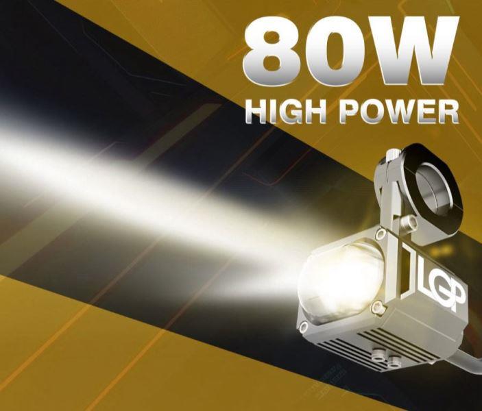 LGP Mk07 Spotlight Ip67 Waterproof Auxiliary Lights With Harness Compatible For All Motorcycles And Cars-LGP11125 LGP