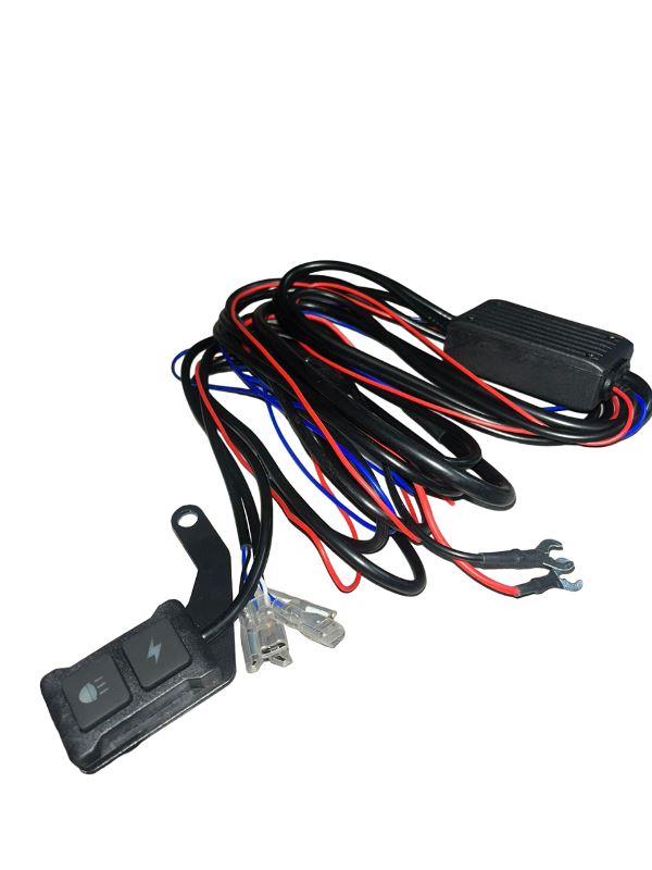 LGP Premium Wire Harness Dual Colour – With Dual Switch/Relay/Fuse/Flasher-AUX11204 LGP