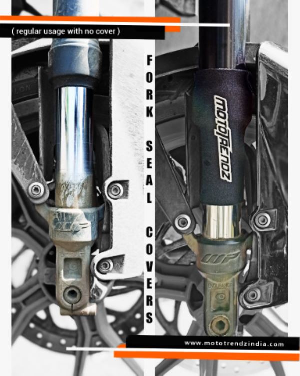 Mototrendz-Fork Seal Cover Front (Universal Fit) Mototrendz