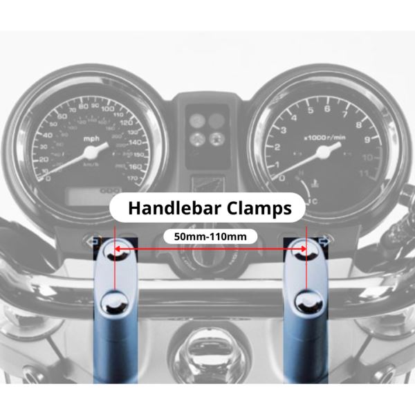 Mototrendz-Handlebar Extension Mount (Universal) Mototrendz