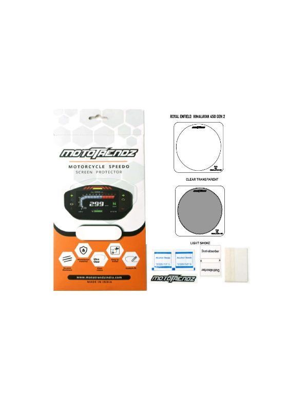 Mototrendz-Speedo Screen Protector Royal Enfield Himalayan 450 Generation 2 Mototrendz