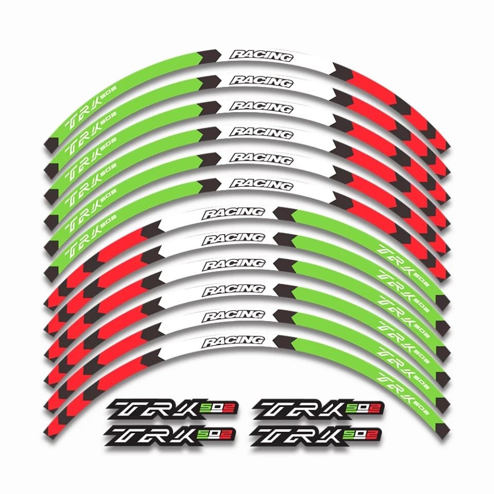 Multicolor Rim Stickers for Benelli TRK 502 Imported