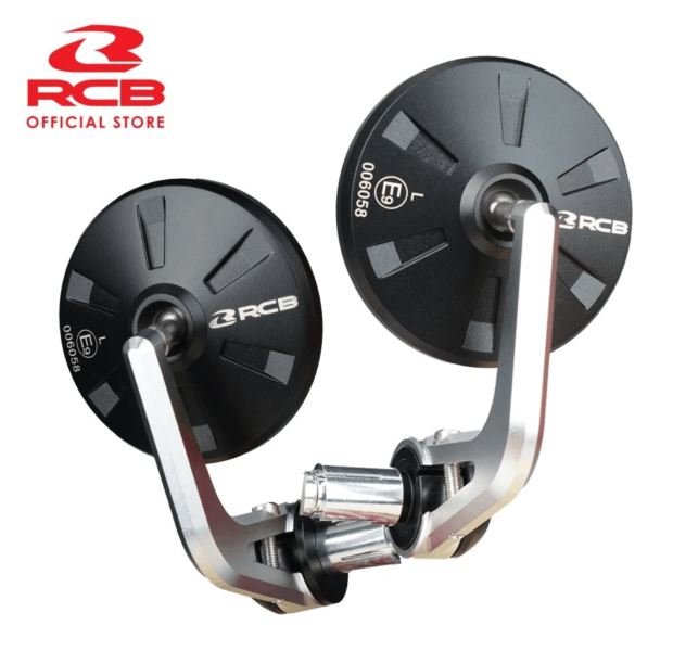 RCB-S6 Alloy Side Mirror Bar-End-01MR007 (Silver) RCB