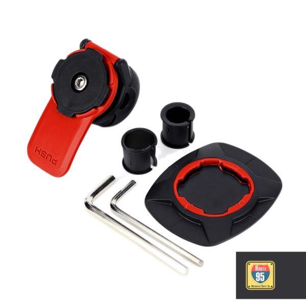 Route 95-360 Degree Mirror Stem Mount & Universal Adapter For Twist & Go Phone Mount Route95
