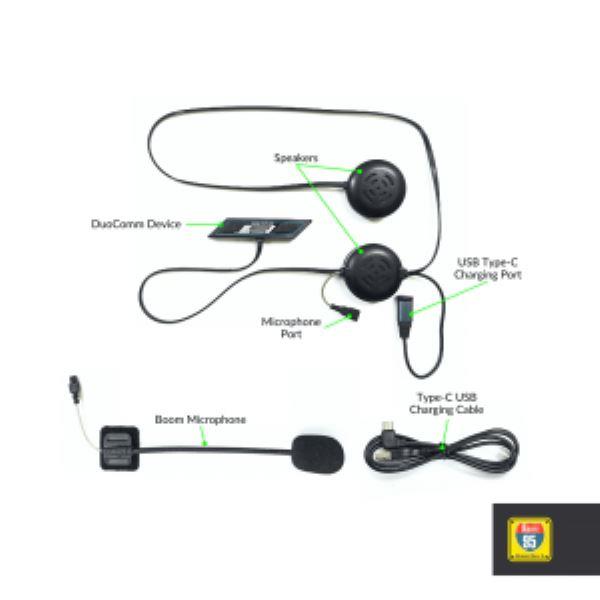 Route95-Duocomm Rider to Rider Helmet Bluetooth Intercom Route95