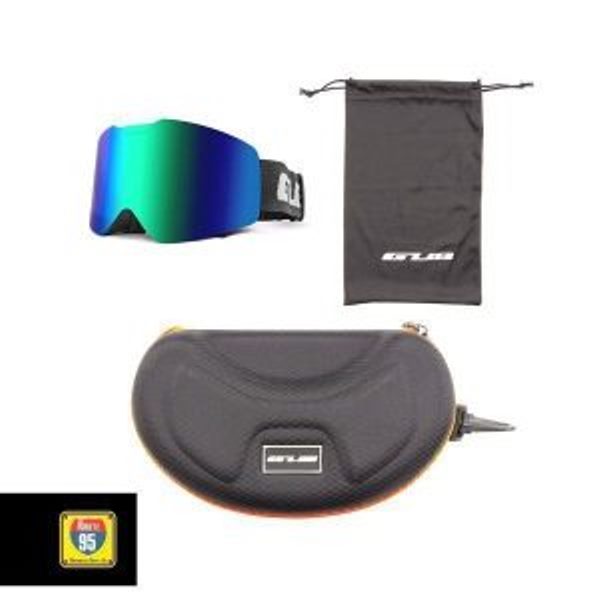 Route95-GUB Rally Pro Goggles (Matte Black Green Lens) Route95