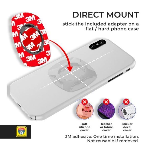 Route95-Twist & Go Handle Bar Phone Mount Route95