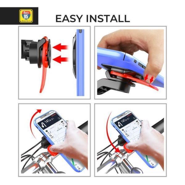 Route95-Twist & Go Handle Bar Phone Mount Route95