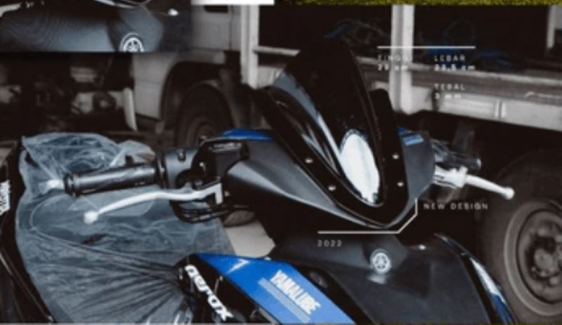 Yamaha Aerox 155 Windshield Bubble Visor-Smoke Imported