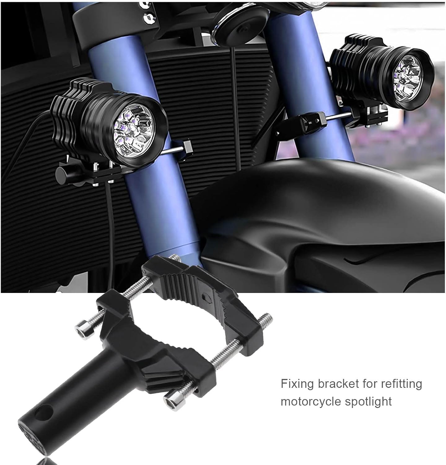 HJG Fork Mounts for Led Lights Magic Bikers
