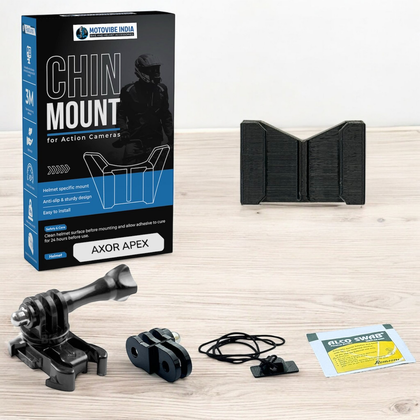 AXOR Apex Helmet Chin Mount by Motovibe Motovibe