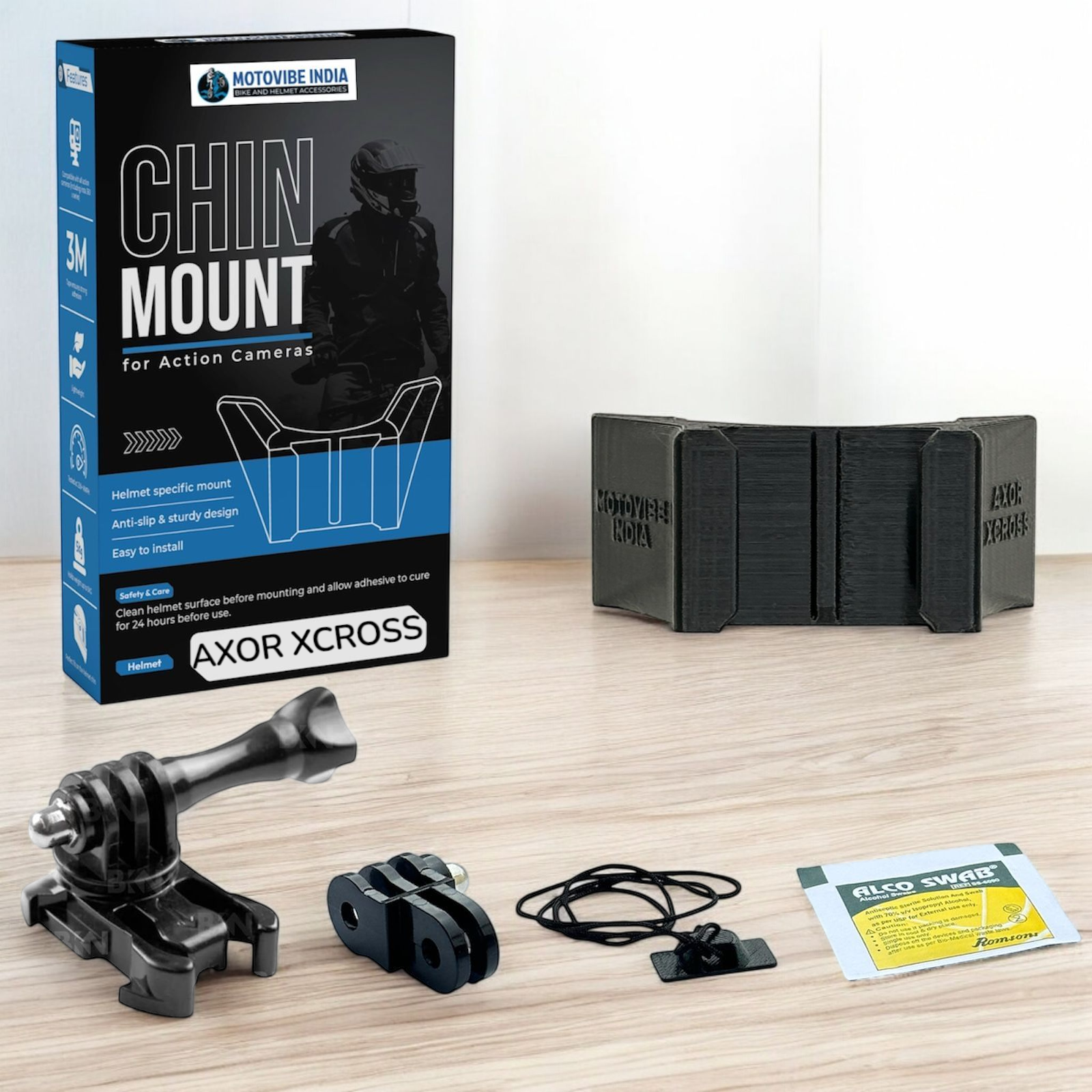 AXOR X Cross Helmet Chin Mount by Motovibe Motovibe