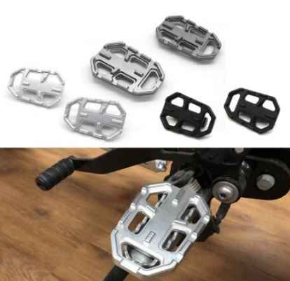 BMW 310 GS Offroad Footpegs Silver Imported