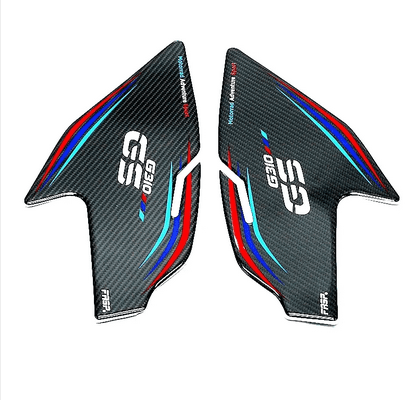 BMW 310GS 5D Carbon Fibre Tank Pad, Fuel Pad &amp; Gas Cap Set Imported