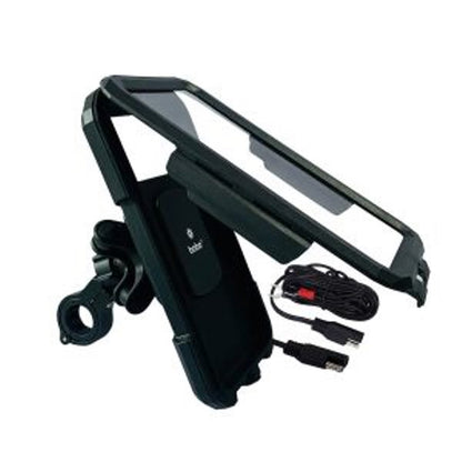 BOBO-BM11H PRO Fully Waterproof Bike Phone Holder with Vibration Controller (with Fast 15W Wireless Charger & USB-C Input/Output Port) Motorcycle Mobile Mount-BB-BM-011-111001 BOBO GEARS