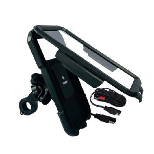 BOBO-BM11H PRO Fully Waterproof Bike Phone Holder with Vibration Controller (with Fast 15W Wireless Charger & USB-C Input/Output Port) Motorcycle Mobile Mount-BB-BM-011-111001 BOBO GEARS