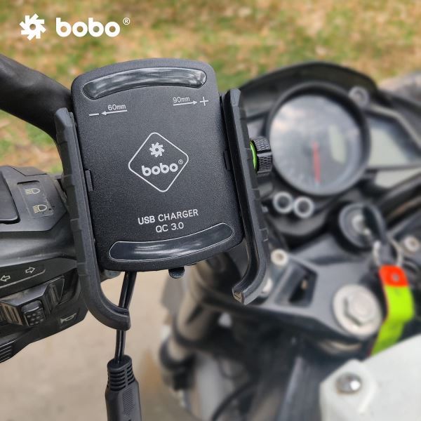 BOBO-BM1 PRO Jaw-Grip Mobile Holder (Orange)-BB-BM-001-011005 BOBO GEARS