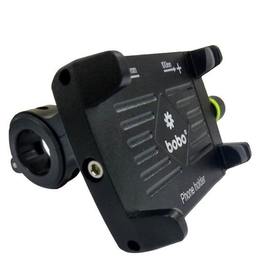 BOBO-BM3 Claw-Grip Aluminum Bike / Cycle Phone Holder Motorcycle Mobile Mount (Black)-BB-BM-003-001001 BOBO GEARS