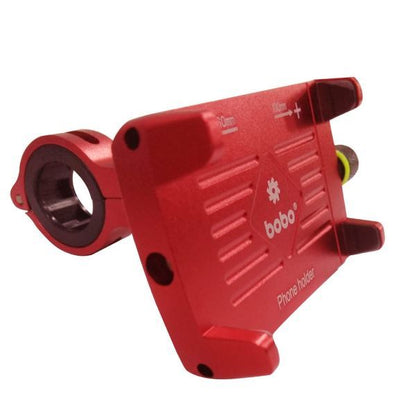 BOBO-BM3 Claw-Grip Aluminum Bike / Cycle Phone Holder Motorcycle Mobile Mount (Red)-BB-BM-003-001002 BOBO GEARS