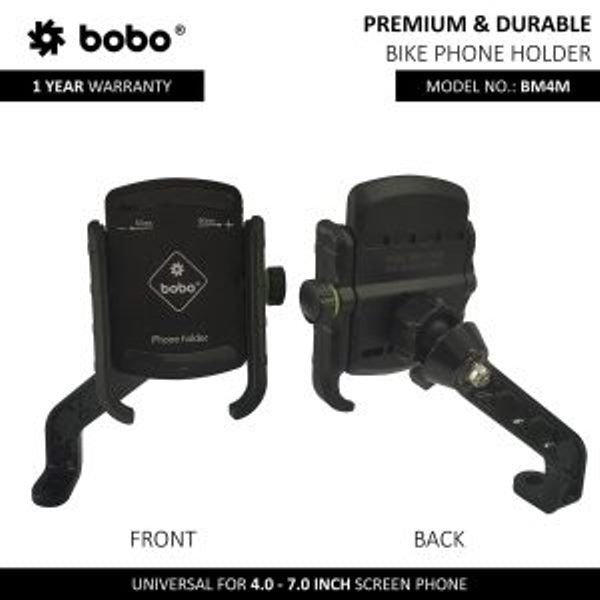 BOBO-BM4M Jaw-Grip Bike / Cycle Phone Holder Motorcycle Mobile Mount-BB-BM-004-102001 BOBO GEARS