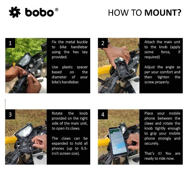 BOBO-BM4 PRO Jaw-Grip Mobile Holder BOBO GEARS
