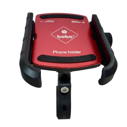 BOBO-BM4 Jaw-Grip Bike / Cycle Phone Holder Motorcycle Mobile Mount (Red)-BB-BM-004-001002 BOBO GEARS