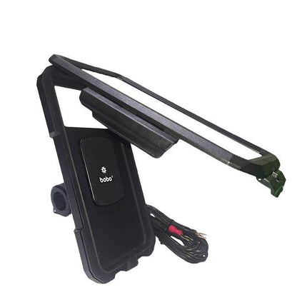 BOBO BM11 Fully Waterproof Bike Phone Holder with Fast 15W Wireless Charger & USB-C Input/Output Port Motorcycle Mobile Mount-BB-BM-011-101001 BOBO GEARS