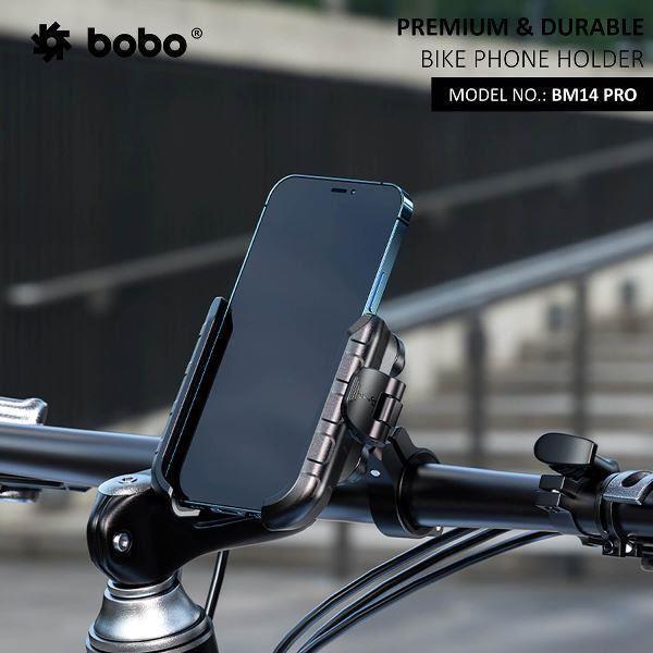 BOBO BM14 PRO X Quick Release Motorcycle Mobile Mount with Enhanced BM4 PRO Vibration Controller BOBO GEARS