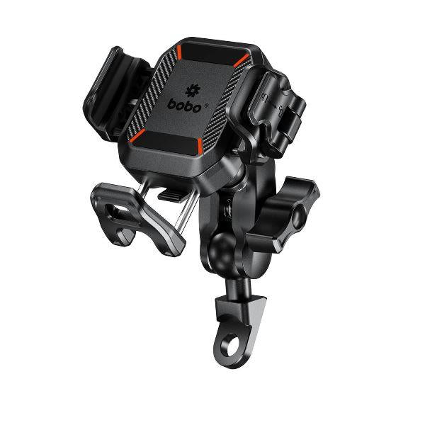 BOBO BM22M PRO Mirror Mount Anti-Vibration Anti-Theft Bike / Cycle Phone Holder Motorcycle Mobile Mount (BB-BM-022-112001) BOBO GEARS