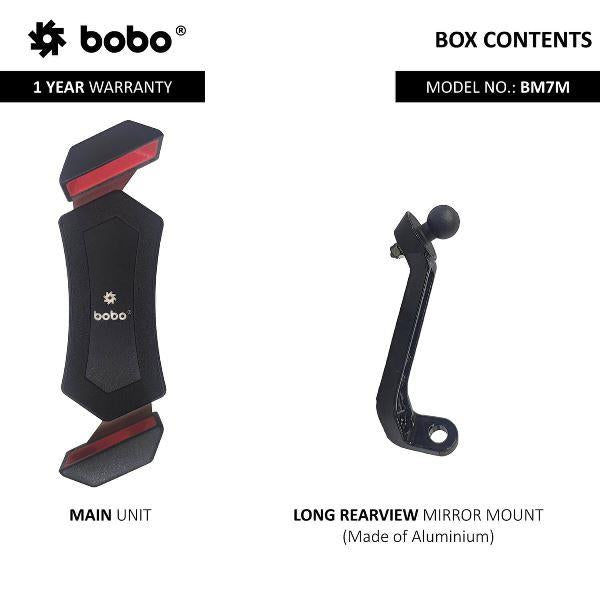 BOBO BM7 Diagonal-Grip Bike / Cycle Phone Holder Motorcycle Mobile Mount-BB-BM-007-102001 BOBO GEARS