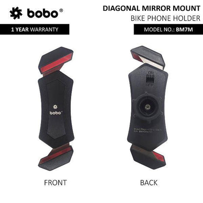 BOBO BM7 Diagonal-Grip Bike / Cycle Phone Holder Motorcycle Mobile Mount-BB-BM-007-102001 BOBO GEARS