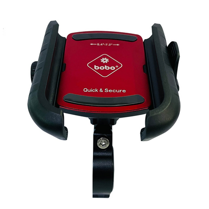 BOBO BM14 Quick Release Enhanced BM4 Bike / Cycle Phone Holder Motorcycle Mobile Mount (Red)-BB-BM-014-001002 BOBO GEARS