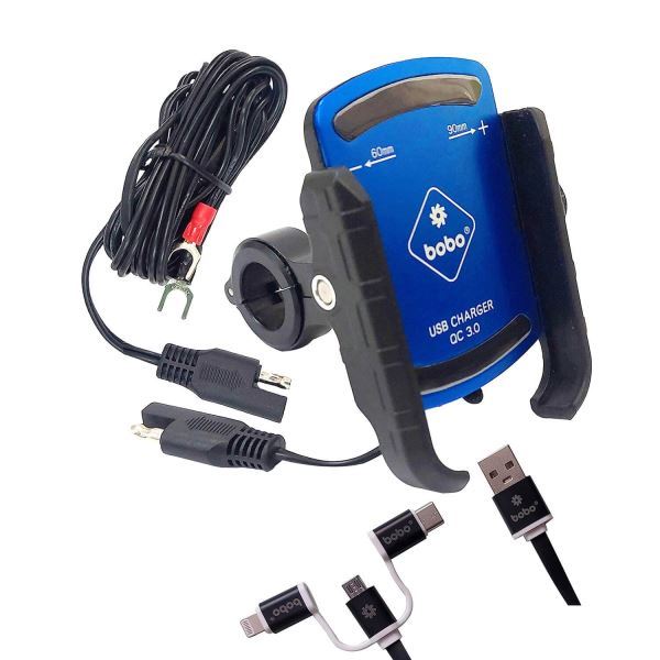 BOBO BM1 PRO Jaw-Grip Mobile Holder (Blue)-BB-BM-001-011003 BOBO GEARS
