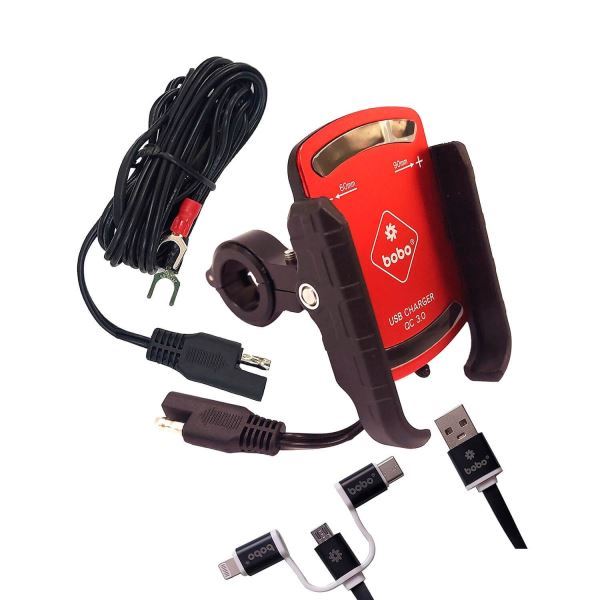 BOBO BM1 PRO Jaw-Grip Mobile Holder (Red)-BB-BM-001-011002 BOBO GEARS