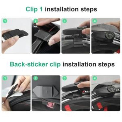 EJEAS Q8 Motorcycle Mesh Intercom 6 Riders Group Talking at The Same Time – EJAS-Q8