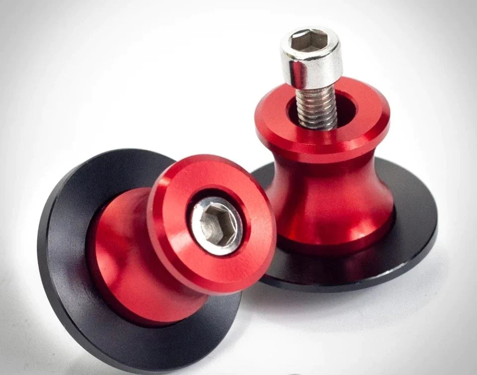 BMW G310GS & G310R Swingarm Spools Slider Motorcycle Stand Screw M8 - Red Imported