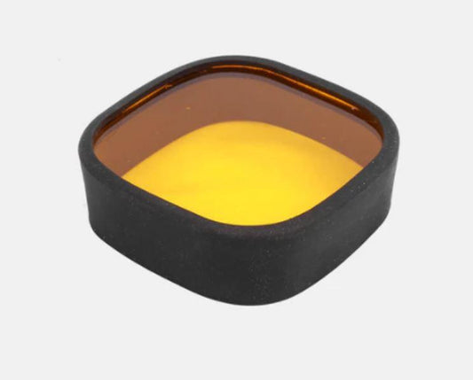HJG 4 LED Square White With Yellow Filter – Auxillary Light for Motorcycles – pair