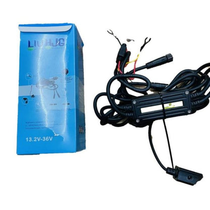 HJG 70W+70W Round Led Light with Wire harness and Lumen Controller HJG
