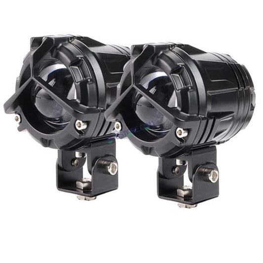 HJG Mercedes Y Lens Ultra Wide LED Fog Lights White/Yellow – Pair with Wiring Harness & Switch