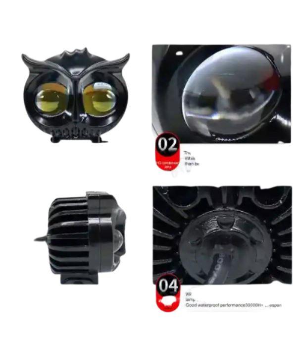 HJG Owl Dual Color Led Lights for Motorcycle – Pair HJG