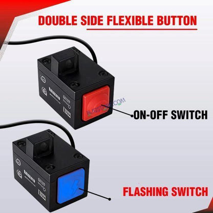 HJG Wiring Harness Kit with Flash Mode and Canbus-Foglight Wiring Harness Kit (2 Colour, 3 Wire with Flashing Mode, Genuine HJG)