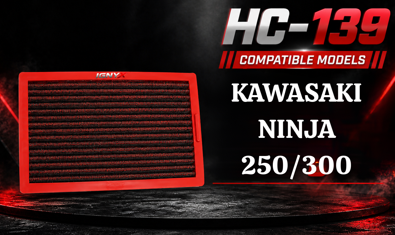 IGNYX Air Filter For Kawasaki Ninja 250/300 (HC 139) IGNYX