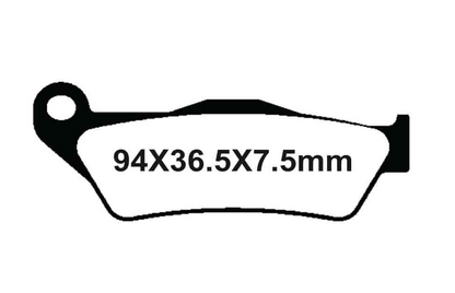 IGNYX Copper Sintered Front Brake Pads For Yamaha Fazer 25 - SNT-F073 IGNYX