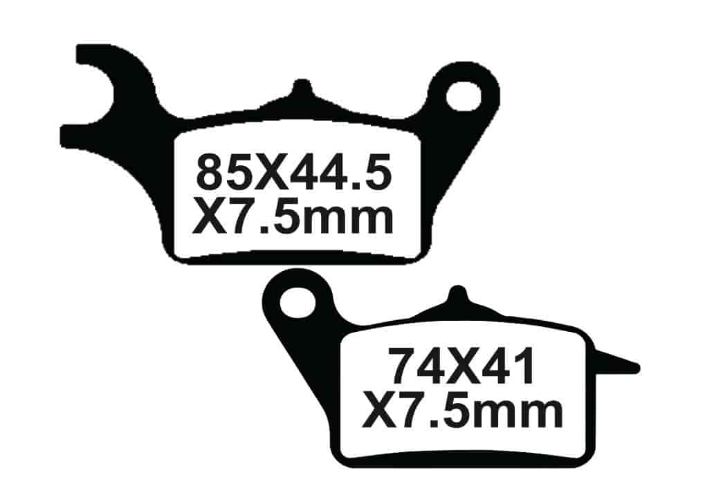 IGNYX Copper Sintered Front Brake Pads For Honda Activa 125 SNT-F117B IGNYX